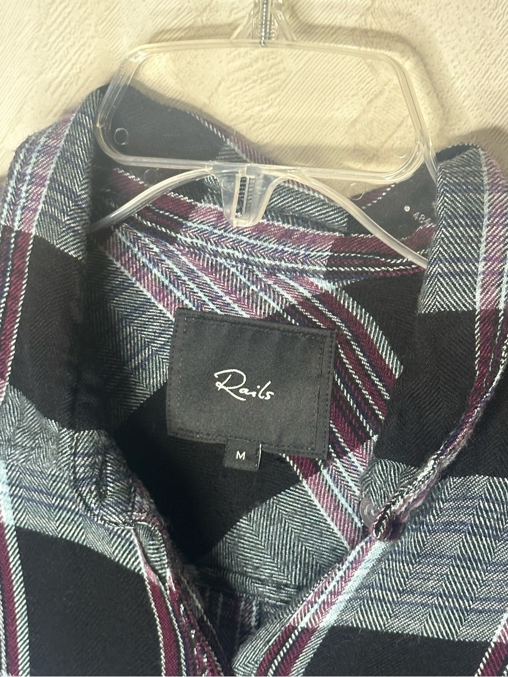 🔥 RAILS Straight checked shirt - Multicolored – HUNTER medium - Picture 6 of 7